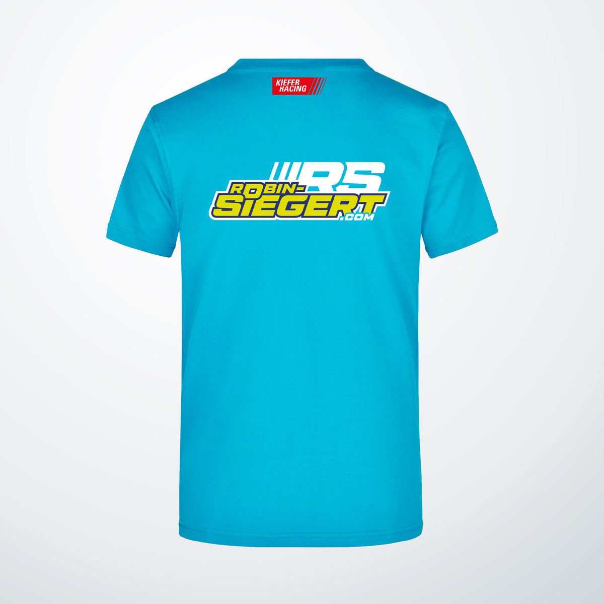 Robin-Siegert Fan-T-Shirt Basis Blau Rückenansicht